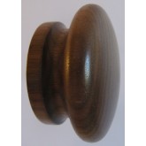 Knob style I 55mm walnut lacquered wooden knob
