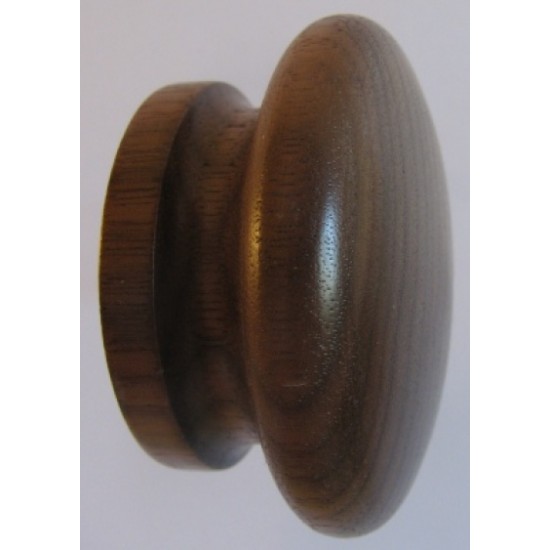 Knob style I 55mm walnut lacquered wooden knob