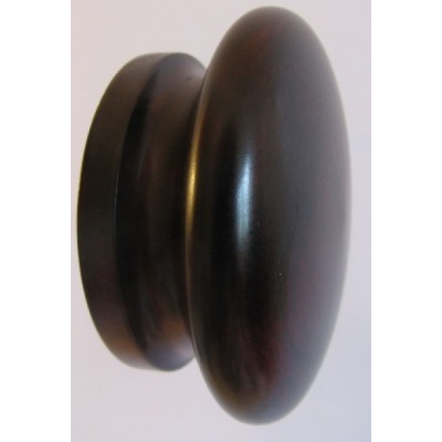 Knob style I 60mm cherry red mahogany stain lacquered wooden knob