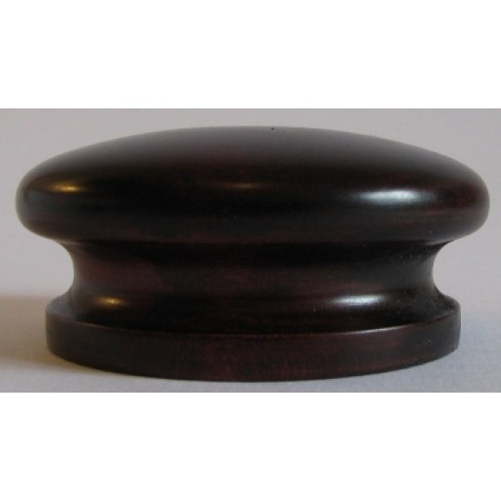 Knob style I 60mm cherry red mahogany stain lacquered wooden knob