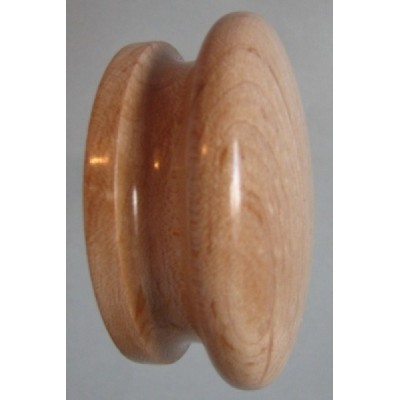 Knob style I 60mm maple lacquered wooden knob