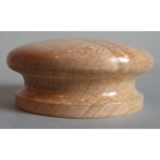 Knob style I 60mm maple lacquered wooden knob