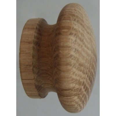 Knob style I 60mm oak sanded wooden knob