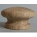 Knob style I 60mm oak sanded wooden knob