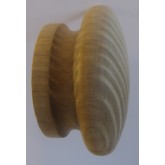 Knob style I 70mm ash sanded wooden knob