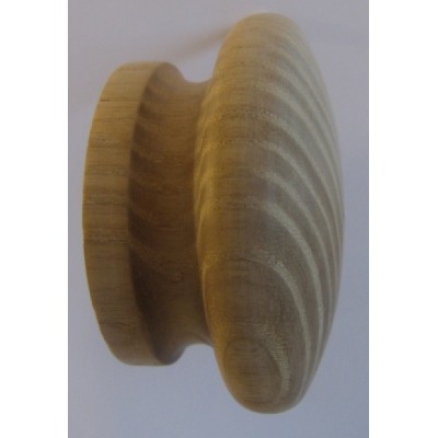 Knob style I 70mm ash sanded wooden knob