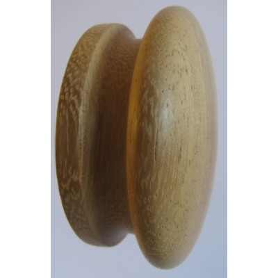 Knob style I 60mm iroko sanded wooden knob