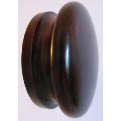 Knob style I 70mm red mahogany stain wooden knob