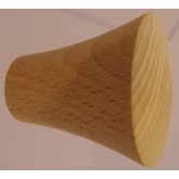 Knob style P 40mm beech sanded wooden knob