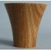 Knob style Q 40mm oak lacquered wooden knob