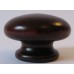 Knob style R 48mm cherry red mahogany stain wooden knob