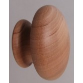 Knob style R 48mm cherry sanded wooden knob