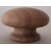 Knob style R 44mm walnut sanded wooden knob