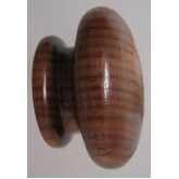 Knob style R 48mm walnut lacquered wooden knob