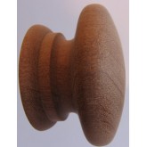Knob style A 48mm sapele sanded wooden knob